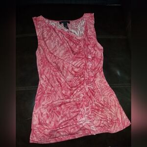 INC Women's Red Tank Top